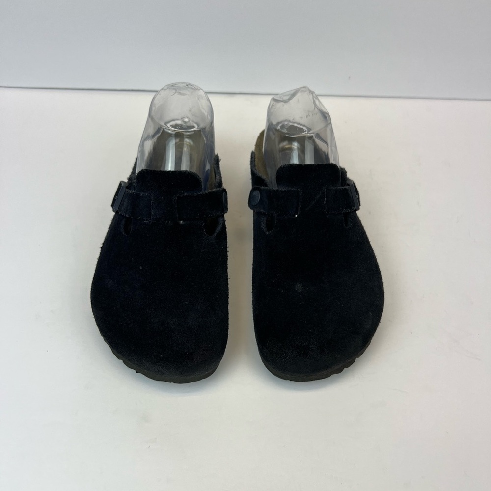 Birkenstock Black Suede Mules